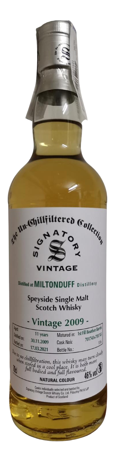 Miltonduff 2009 SV